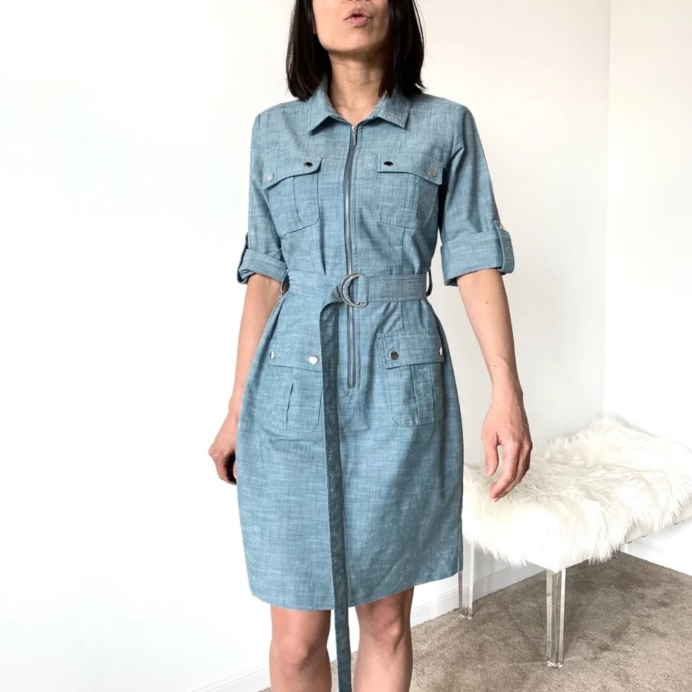 Denim Utility dress - Picture 3 of 7